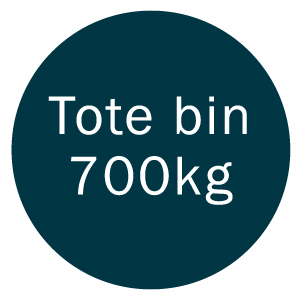Tote bin 700kg