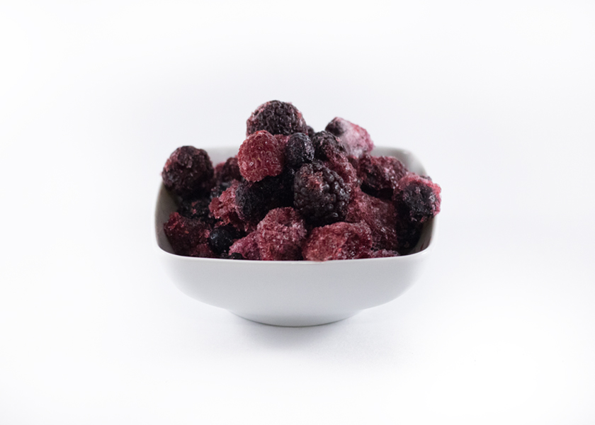 Mix de berries IQF (Mora cultivada, frambuesa, arándano)