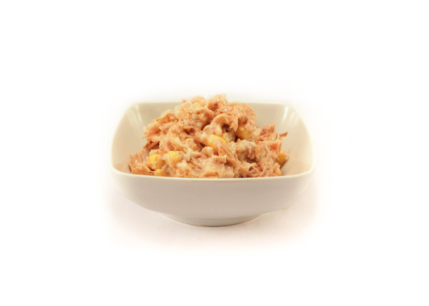 Ensalada de atún y maíz tierno